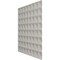 Ekena Millwork 19 5/8in. W x 19 5/8in. H Bradford EnduraWall Decorative 3D Wall Panel Covers 2.67 Sq. Ft. WP20X20BRDRU - alternate 5